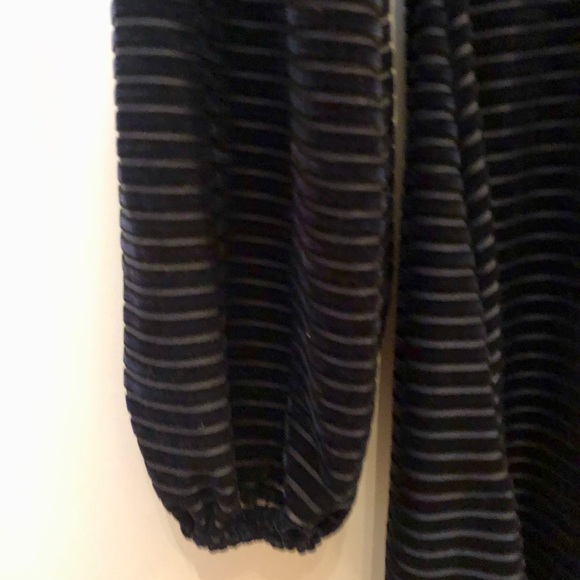 Lulu’s Velvet Striped Dress - Picture 5 of 5